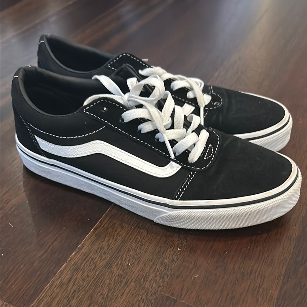 Classic Black and White Sneakers